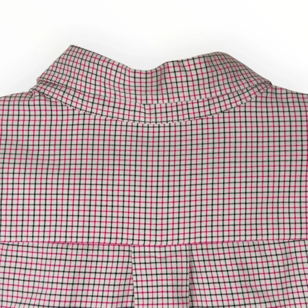 Ralph Lauren Button Down Boys XL 18-20 Pink Plaid Cotton Signature Pony Shirt
